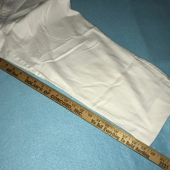 𝅺ST. JOHN’S BAY stretch capris with pockets white size 12 - Picture 6 of 8